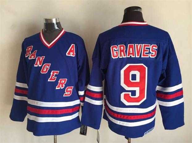 New York Rangers #9 Adam Graves Blue CCM Throwback Jerseys,We sell and wholesale New York Rangers #9 Adam Graves Blue CCM Throwback Jerseys on line form chian!