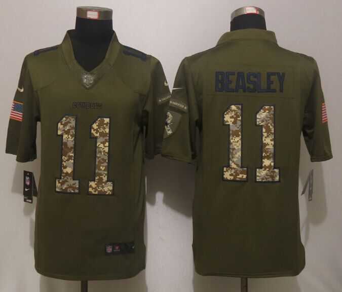 Nike Limited Dallas Cowboys #11 Beasley Salute To Service Green Jerseys,We sell and wholesale Nike Limited Dallas Cowboys #11 Beasley Salute To Service Green Jerseys on line form chian!