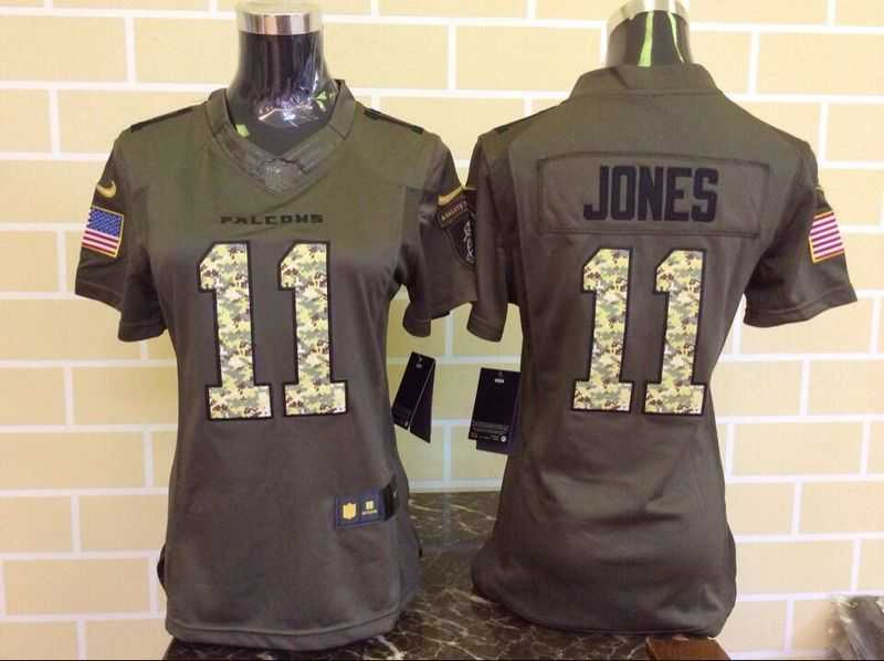 Womens Limited Nike Atlanta Falcons #11 Julio Jones Salute To Service Green Jerseys,We sell and wholesale Womens Limited Nike Atlanta Falcons #11 Julio Jones Salute To Service Green Jerseys on line form chian!