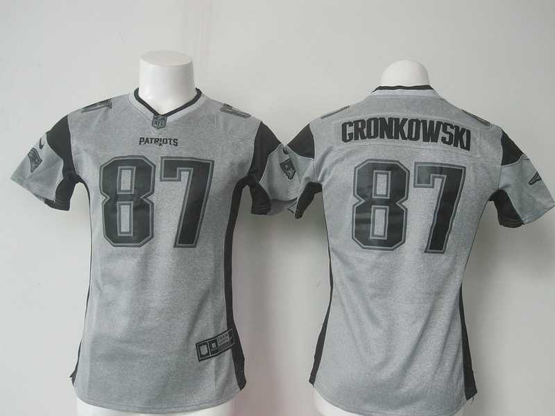 Womens Limited Nike New England Patriots #87 Gronkowski 2015 Gray Jerseys,We sell and wholesale Womens Limited Nike New England Patriots #87 Gronkowski 2015 Gray Jerseys on line form chian!