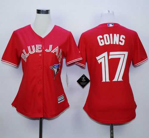 Womens Toronto Blue Jays #17 Ryan Goins Red Canada Day Stitched MLB Jerseys,We sell and wholesale Womens Toronto Blue Jays #17 Ryan Goins Red Canada Day Stitched MLB Jerseys on line form chian!
