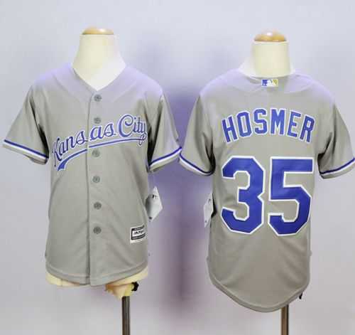 Youth Kansas City Royals #35 Eric Hosmer Gray Cool Base Stitched MLB Jerseys,We sell and wholesale Youth Kansas City Royals #35 Eric Hosmer Gray Cool Base Stitched MLB Jerseys on line form chian!