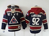 Colorado Avalanche #92 Gabriel Landeskog 2016 Dark Blue Stitched Hoodie,baseball caps,new era cap wholesale,wholesale hats