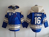Los Angeles Dodgers #16 Andre Ethier Blue Stitched Hoodie,baseball caps,new era cap wholesale,wholesale hats