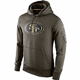 Men San Francisco 49ers Blank Salute to Service Green Nike NFL Hoody,baseball caps,new era cap wholesale,wholesale hats
