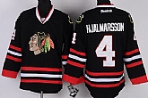 Chicago Blackhawks #4 Niklas Hjalmarsson Black Jerseys,baseball caps,new era cap wholesale,wholesale hats