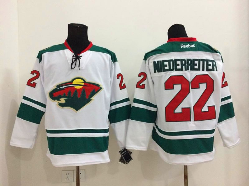 Minnesota Wilds #22 Nino Niederreiter White Jerseys,We sell and wholesale Minnesota Wilds #22 Nino Niederreiter White Jerseys on line form chian!