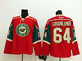 Minnesota Wilds #64 Mikael Granlund Red Jerseys,baseball caps,new era cap wholesale,wholesale hats