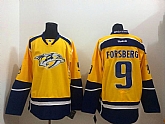 Nashville Predators #9 Forsberg Yellow Jerseys,baseball caps,new era cap wholesale,wholesale hats