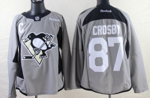 Pittsburgh Penguins #87 Sidney Crosby 2015 Training Gray Jerseys,We sell and wholesale Pittsburgh Penguins #87 Sidney Crosby 2015 Training Gray Jerseys on line form chian!