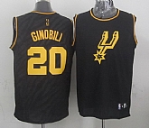 San Antonio Spurs #20 Manu Ginobili Black With Golden Swingman Jerseys,baseball caps,new era cap wholesale,wholesale hats