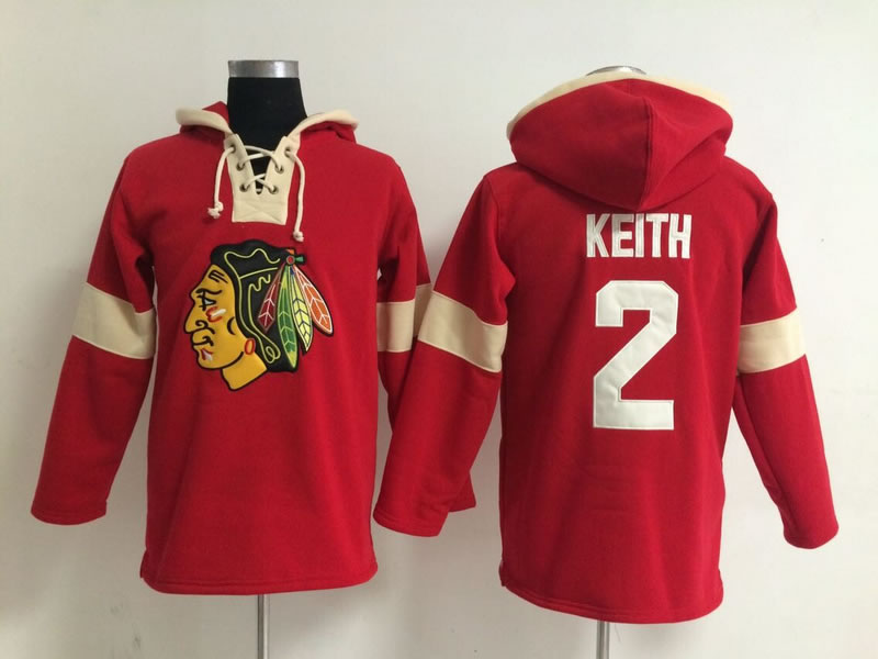 Chicago Blackhawks #2 Duncan Keith Solid Color Red Hoody,We sell and wholesale Chicago Blackhawks #2 Duncan Keith Solid Color Red Hoody on line form chian!