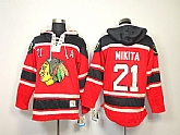 Chicago Blackhawks #21 Stan Mikita Red Hoodie,baseball caps,new era cap wholesale,wholesale hats