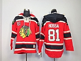 Chicago Blackhawks #81 Marian Hossa Red Hoodie,baseball caps,new era cap wholesale,wholesale hats