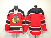 Chicago Blackhawks Blank Red Hoodie,baseball caps,new era cap wholesale,wholesale hats