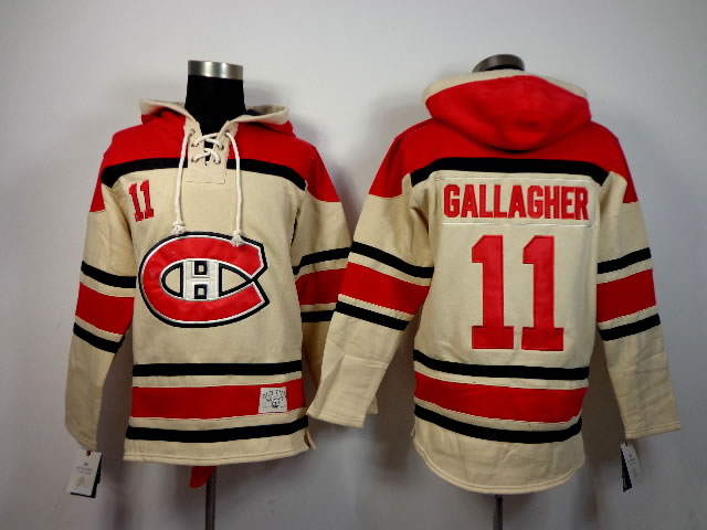 Montreal Canadiens #11 Brendan Gallagher Cream Hoodie,We sell and wholesale Montreal Canadiens #11 Brendan Gallagher Cream Hoodie on line form chian!