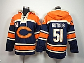 Nike Chicago Bears #51 Dick Butkus Navy Blue Hoodie,baseball caps,new era cap wholesale,wholesale hats