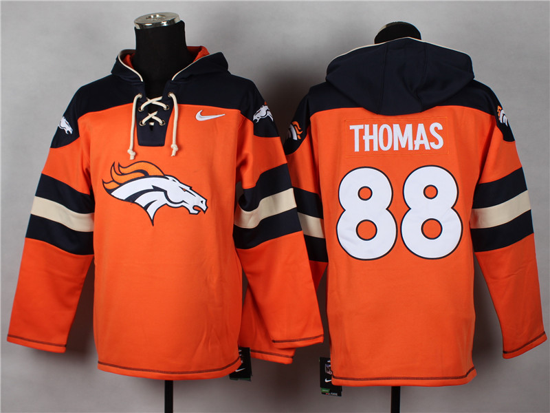 Nike Denver Broncos #88 Demaryius Thomas Orange Hoody,We sell and wholesale Nike Denver Broncos #88 Demaryius Thomas Orange Hoody on line form chian!