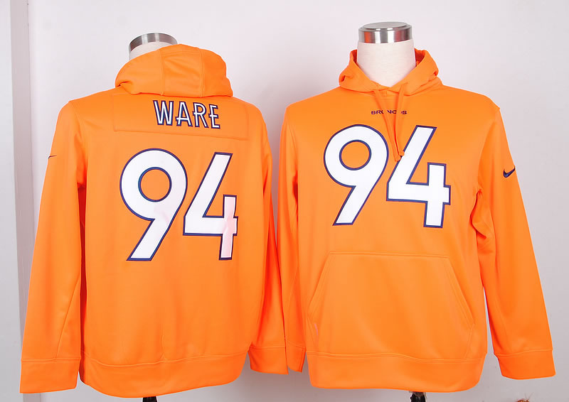 Nike Denver Broncos #94 Ware Orange Hoodie,We sell and wholesale Nike Denver Broncos #94 Ware Orange Hoodie on line form chian!