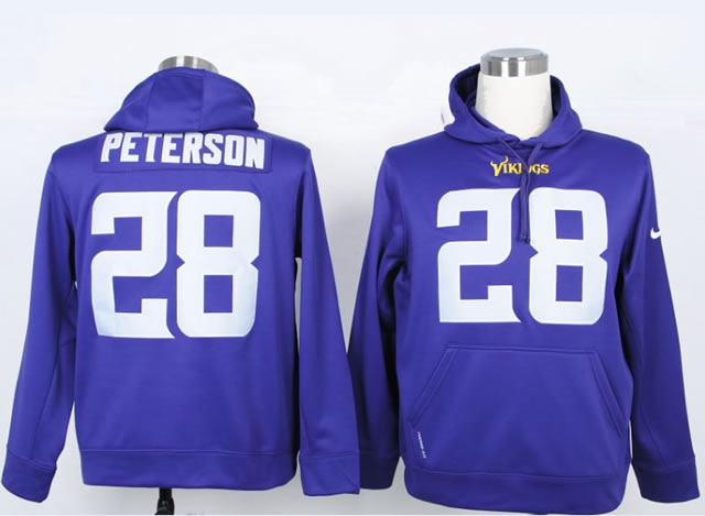 Nike Minnesota Vikings #28 Adrian Peterson Pullover Hoodie Purple,We sell and wholesale Nike Minnesota Vikings #28 Adrian Peterson Pullover Hoodie Purple on line form chian!