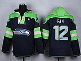 Nike Seattle Seahawks #12 Fan Navy Blue Hoody,baseball caps,new era cap wholesale,wholesale hats