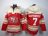 San Francisco 49ers #7 Colin Kaepernick Red Hoodie,baseball caps,new era cap wholesale,wholesale hats