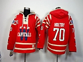 Washington Capitals #70 Holtby Red Hoodie