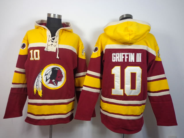 Washington Redskins #10 Robert Griffin III Red Hoodie,We sell and wholesale Washington Redskins #10 Robert Griffin III Red Hoodie on line form chian!