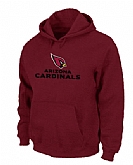 Arizona Cardinals Authentic Logo Pullover Hoodie Red,baseball caps,new era cap wholesale,wholesale hats