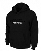 Arizona Cardinals Authentic font Pullover Hoodie Black,baseball caps,new era cap wholesale,wholesale hats