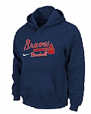 Atlanta Braves Pullover Hoodie D.Blue,baseball caps,new era cap wholesale,wholesale hats