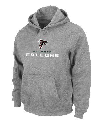 Atlanta Falcons Authentic Logo Pullover Hoodie Grey,We sell and wholesale Atlanta Falcons Authentic Logo Pullover Hoodie Grey on line form chian!