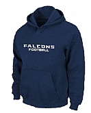 Atlanta Falcons Authentic font Pullover Hoodie Navy Blue,baseball caps,new era cap wholesale,wholesale hats