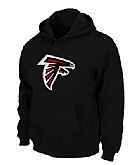 Atlanta Falcons Logo Pullover Hoodie Black,baseball caps,new era cap wholesale,wholesale hats