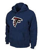 Atlanta Falcons Logo Pullover Hoodie Navy Blue,baseball caps,new era cap wholesale,wholesale hats