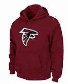 Atlanta Falcons Logo Pullover Hoodie Red 