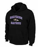 Baltimore Ravens Heart x26 Soul Pullover Hoodie Black,baseball caps,new era cap wholesale,wholesale hats