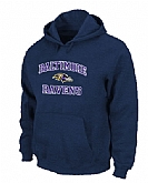 Baltimore Ravens Heart x26 Soul Pullover Hoodie Navy Blue,baseball caps,new era cap wholesale,wholesale hats