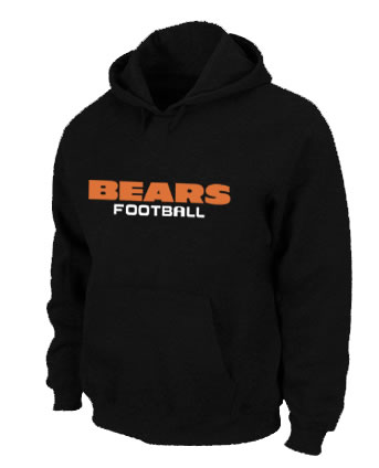 Chicago Bears Authentic font Pullover Hoodie Black,We sell and wholesale Chicago Bears Authentic font Pullover Hoodie Black on line form chian!