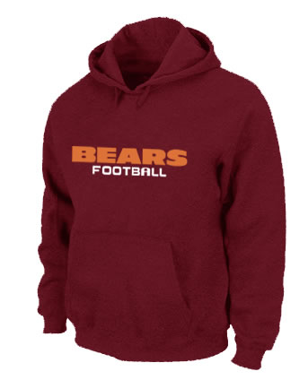 Chicago Bears Authentic font Pullover Hoodie Red,We sell and wholesale Chicago Bears Authentic font Pullover Hoodie Red on line form chian!