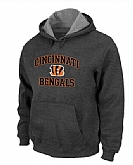 Cincinnati Bengals Heart x26 Soul Pullover Hoodie Navy Grey,baseball caps,new era cap wholesale,wholesale hats