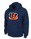 Cincinnati Bengals Logo Pullover Hoodie Navy Blue,baseball caps,new era cap wholesale,wholesale hats