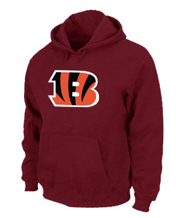 Cincinnati Bengals Logo Pullover Hoodie Red,We sell and wholesale Cincinnati Bengals Logo Pullover Hoodie Red on line form chian!