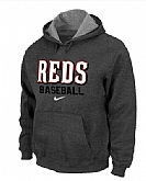 Cincinnati Reds Pullover Hoodie D.Grey,baseball caps,new era cap wholesale,wholesale hats