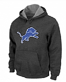 Detroit Lions Logo Pullover Hoodie Navy Grey,baseball caps,new era cap wholesale,wholesale hats