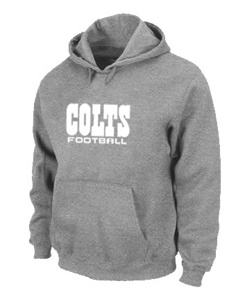 Indianapolis Colts Authentic font Pullover Hoodie Grey,We sell and wholesale Indianapolis Colts Authentic font Pullover Hoodie Grey on line form chian!