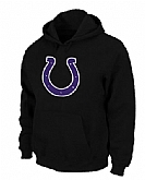 Indianapolis Colts Logo Pullover Hoodie Black,baseball caps,new era cap wholesale,wholesale hats