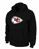 Kansas City Chiefs Logo Pullover Hoodie Black,baseball caps,new era cap wholesale,wholesale hats