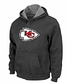 Kansas City Chiefs Logo Pullover Hoodie Navy Grey,baseball caps,new era cap wholesale,wholesale hats