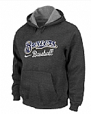 Milwaukee Brewers Pullover Hoodie D.Grey,baseball caps,new era cap wholesale,wholesale hats